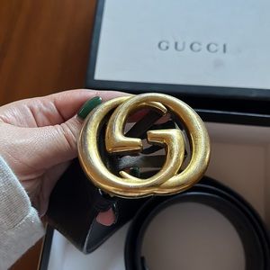 Gucci Belt with Interlocking G buckle - XL
